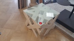 Outlet mesa centro de diseño de mármol blanco